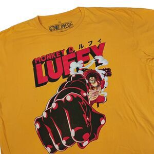 One Piece Monkey D Luffy Ripple Junction T-Shirt Men's Size 2X